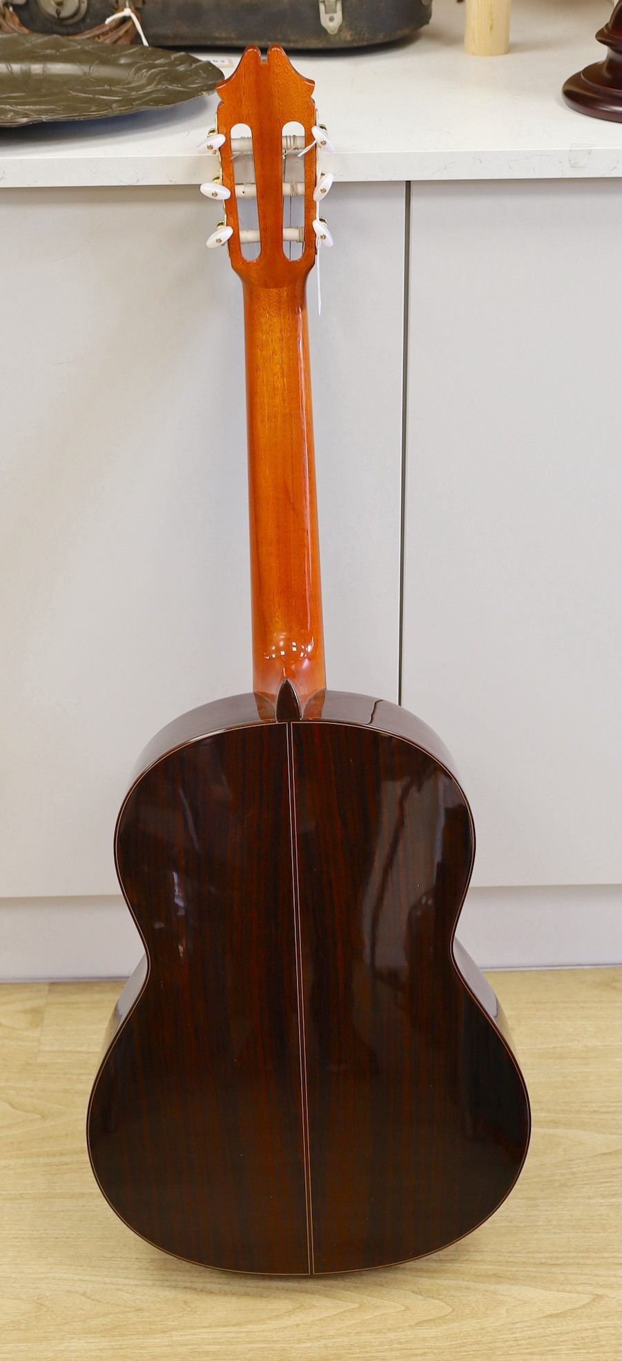 Juan Hernandez, Spanish guitar, in case